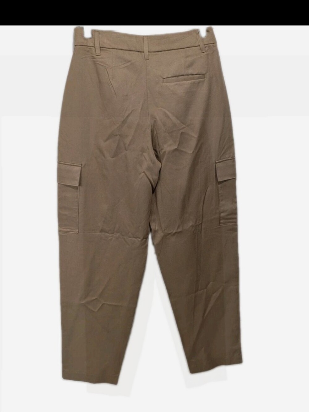 NWT Old Navy Taylor Straight Trousers XS Cargo Pleated Granola Neutral #1111 - Picture 6 of 13